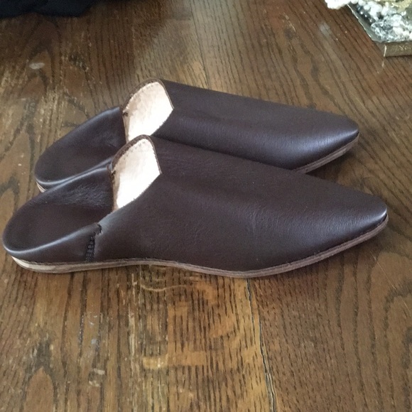 New leather babouche slides from Morocco - Picture 5 of 8